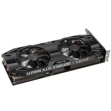 EVGA GeForce GTX 1660 Ti XC Ultra Black Gaming, 6GB GDDR6, Dual HDB Fans, 06G-P4-1265-KR