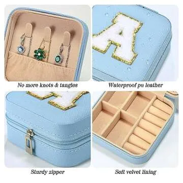Parima Graduation Gifts for Teen Girls - Travel Jewelry Case, Necklace Earrings Box for Girls Jewelr...
