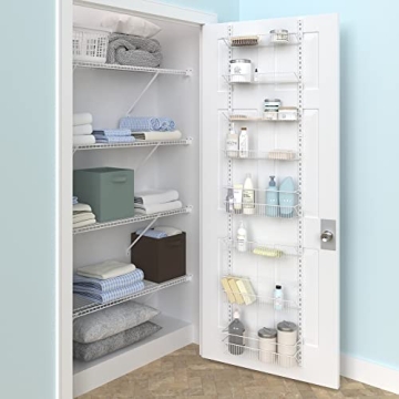 ClosetMaid Adjustable Organizer Rack Wall Door Mount Storage