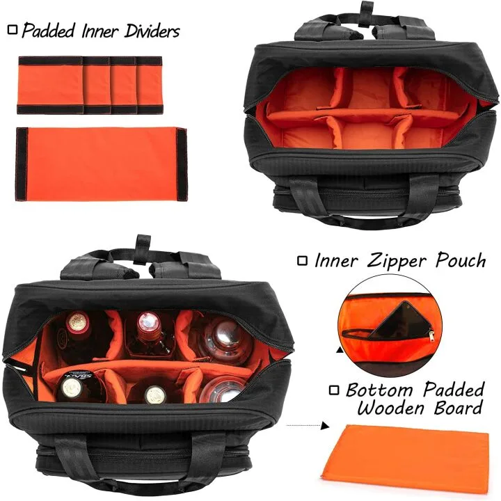 CURMIO Bartender Bag for Wine & Bar Tools