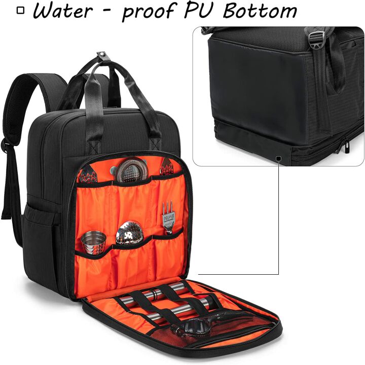 CURMIO Bartender Bag for Wine & Bar Tools