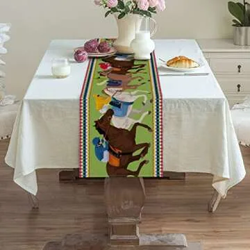 Vohado Kentucky Derby Table Runner for Holiday Dining