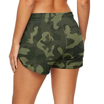 COLOSSEUM Women's Simone Cotton Blend Running Short - Camo