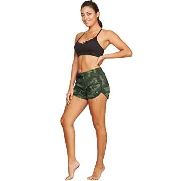 COLOSSEUM Women's Simone Cotton Blend Running Short - Camo