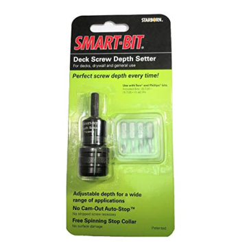 Smart-Bit Screw Depth Setting Tool with Auto-Stop Feature for Precise Depth Control