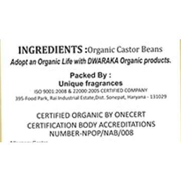 Dwaraka Organic Castor Oil for Hair Growth & Skin Care