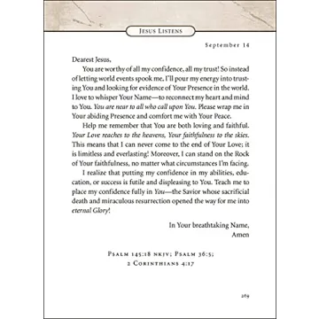 Jesus Listens Daily Prayer Book for Peace and Joy