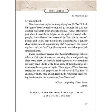 Jesus Listens Daily Prayer Book for Peace and Joy