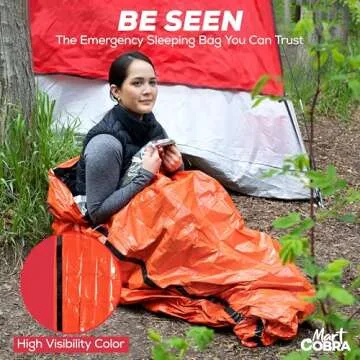 Emergency Sleeping Bags for Survival Gear 3-Pack Bivy Sack