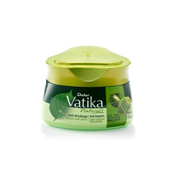 Dabur Vatika Naturals Hair Cream, 210ml (7.1 fl oz) - Natural Moisturizing Hair Cream for All Hair T...