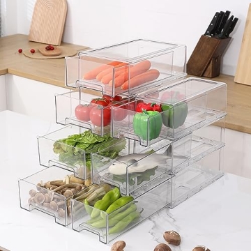 SIMPEXPE Stackable Storage Drawer for Home and Office