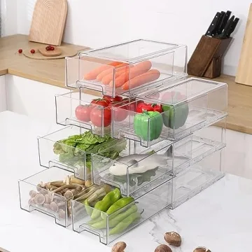 SIMPEXPE Stackable Storage Drawer for Home and Office