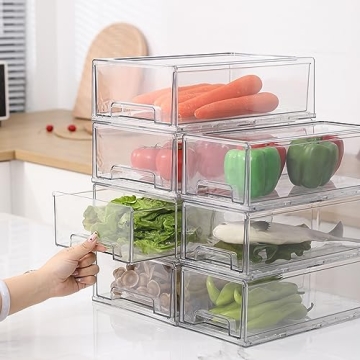 SIMPEXPE Stackable Storage Drawer for Home and Office