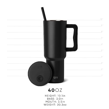 Simple Modern 40 oz Insulated Tumbler with Straw Lid