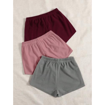 Comfortable MakeMeChic Women's Lounge Track Shorts Pack