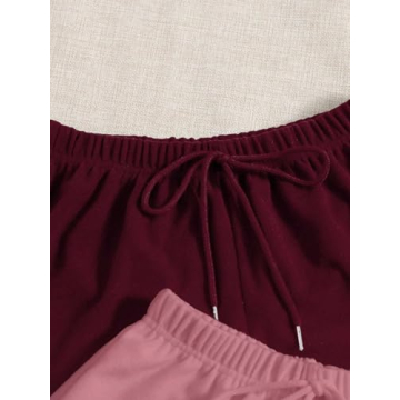 Comfortable MakeMeChic Women's Lounge Track Shorts Pack