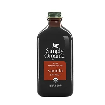 Simply Organic Vanilla Extract - Natural & Organic Flavor for Baking and Cooking | 8 oz | Pack of 1