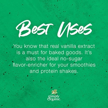 Simply Organic Pure Vanilla Extract - 100% Organic Flavor