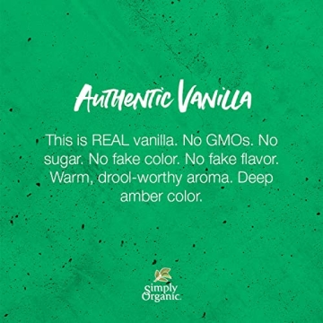 Simply Organic Pure Vanilla Extract - 100% Organic Flavor