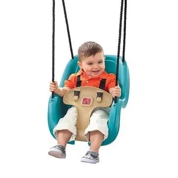 Step2 Infant to Toddler Swing, Secure Baby Outdoor Swing, Backyard Bucket Style Seat