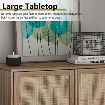 Modern Rattan Storage Cabinets for Home Decor