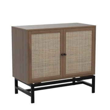 Modern Rattan Storage Cabinets for Home Decor