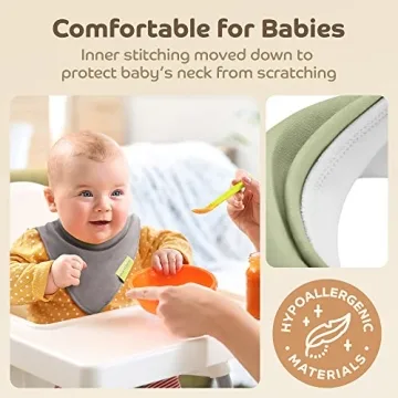 BUNFLEE Baby Bandana Drool Bibs - 5 Pack Stylish Gifts