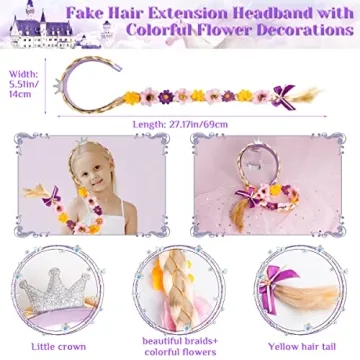 Meland Princess Dress Up Trunk 4 Dresses & Accessories for Girls