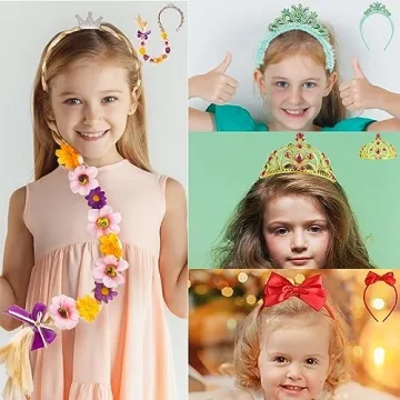 Meland Princess Dress Up Trunk 4 Dresses & Accessories for Girls