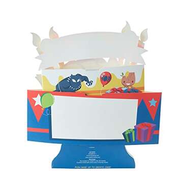 UK Greetings Disney Avengers Pop Up Birthday Card - Spiderman & Friends 3D Birthday Surprise