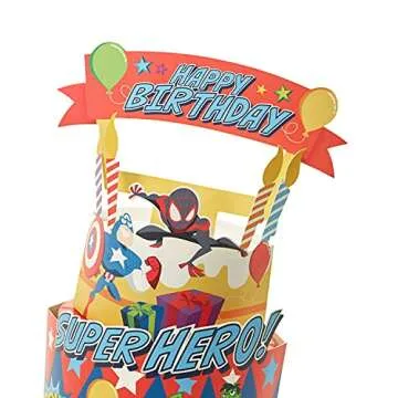 Marvel Avengers Pop Up Birthday Card for Boys