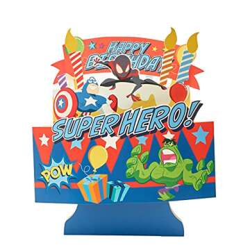 Marvel Avengers Pop Up Birthday Card for Boys