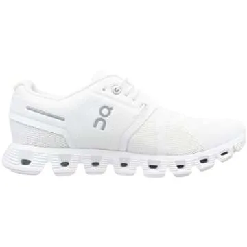 On Women's Cloud 5 Sneakers - All White, 7.5 US