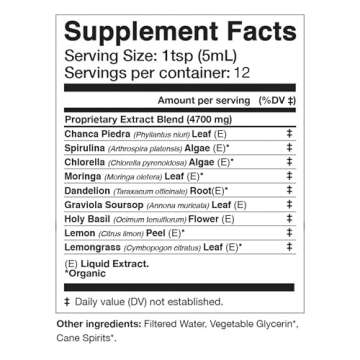 Anima Mundi Viridem Greens Detox Elixir - GI & Liver Detox Liquid Supplement, Natural Herb Cleanse w...