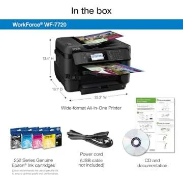Epson WorkForce WF-7720 Multifunction Wireless Inkjet Printer