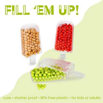 Hammont Designer Acrylic Candy Boxes - 12 Pack - Perfect for Gifts