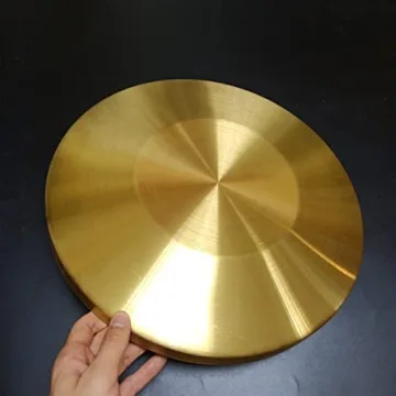 14.2 Inch Chinese Brass Gong with Wooden Mallet for Celebrations