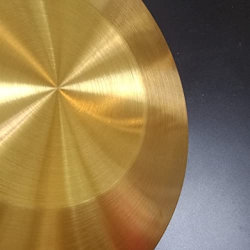 14.2 Inch Chinese Brass Gong with Wooden Mallet for Celebrations