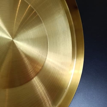 14.2 Inch Chinese Brass Gong with Wooden Mallet for Celebrations