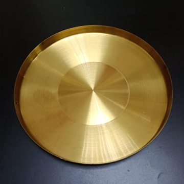 14.2 Inch Chinese Brass Gong with Wooden Mallet for Celebrations