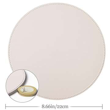 Durable MAYIWO Round Mouse Pad - Premium Quality & Style