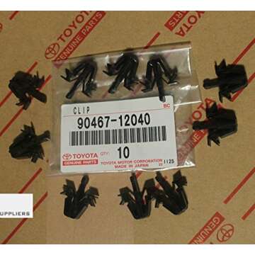 Genuine Toyota Grille Clips OEM for Tacoma RAV4 4Runner, Set of 10