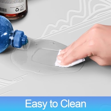 Tullyllify Under Sink Mat Waterproof Silicone for Kitchen