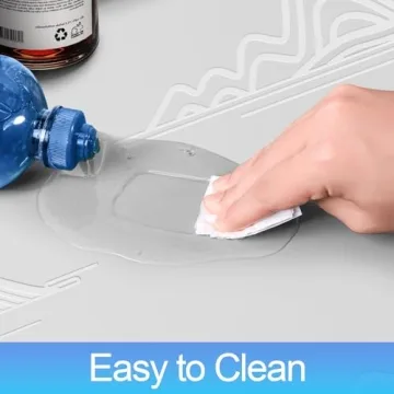 Tullyllify Under Sink Mat Waterproof Silicone for Kitchen