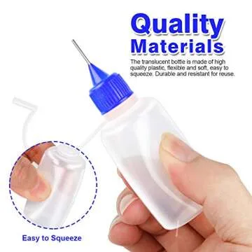 YGDZ Precision Tip Applicator Bottles - 12pcs Crafting Set