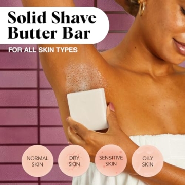 Kitsch Smooth Shave Bar for Women - Eco-Friendly Shaving Soap