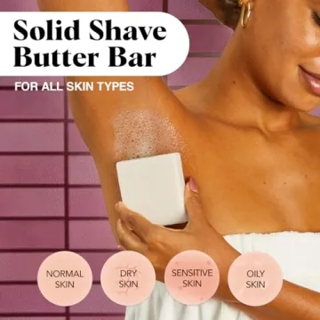 Kitsch Smooth Shave Bar for Women - Eco-Friendly Shaving Soap