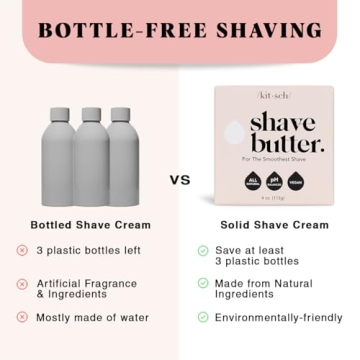 Kitsch Smooth Shave Bar for Women - Eco-Friendly Shaving Soap