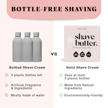 Kitsch Smooth Shave Bar for Women - Eco-Friendly Shaving Soap