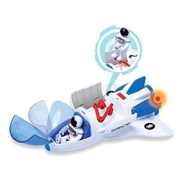ASTRO VENTURE Space Playset with Lights and Sounds